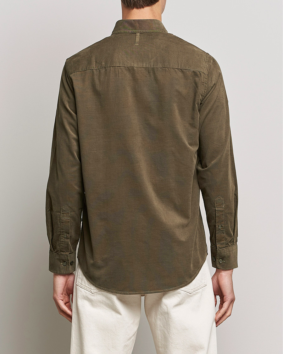 Herren | Hemden | NN07 | Arne Corduroy Shirt Dark Clay