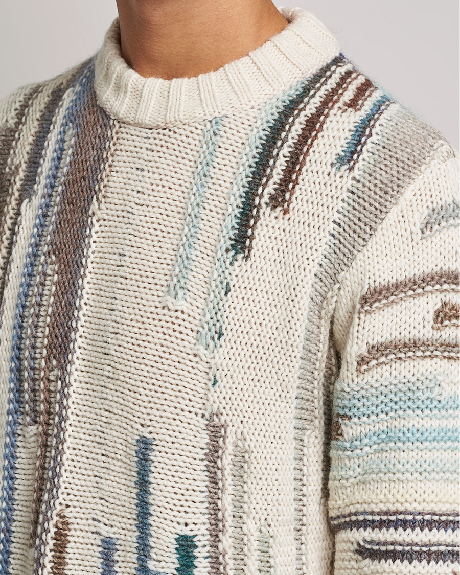 Herren | Pullover | NN07 | Brady Knitted Sweater Ecru Mutli