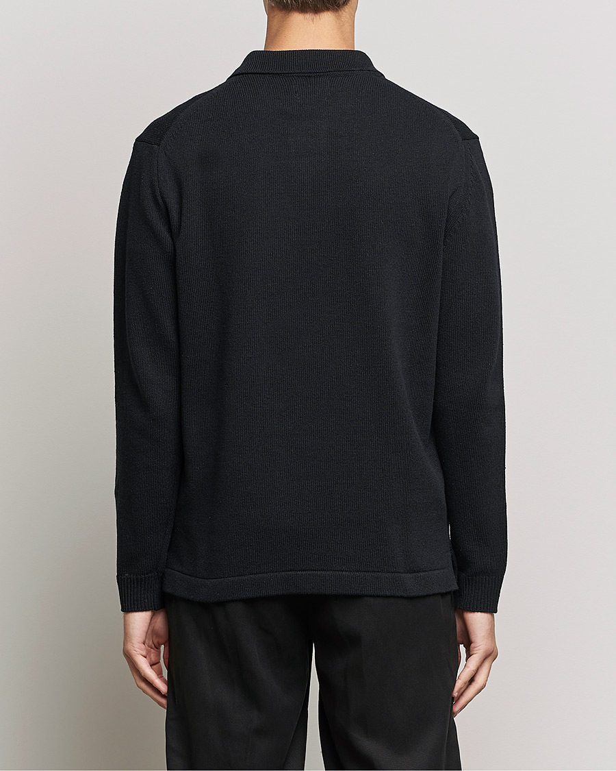 Herren | Pullover | NN07 | Vito Knitted Polo Black