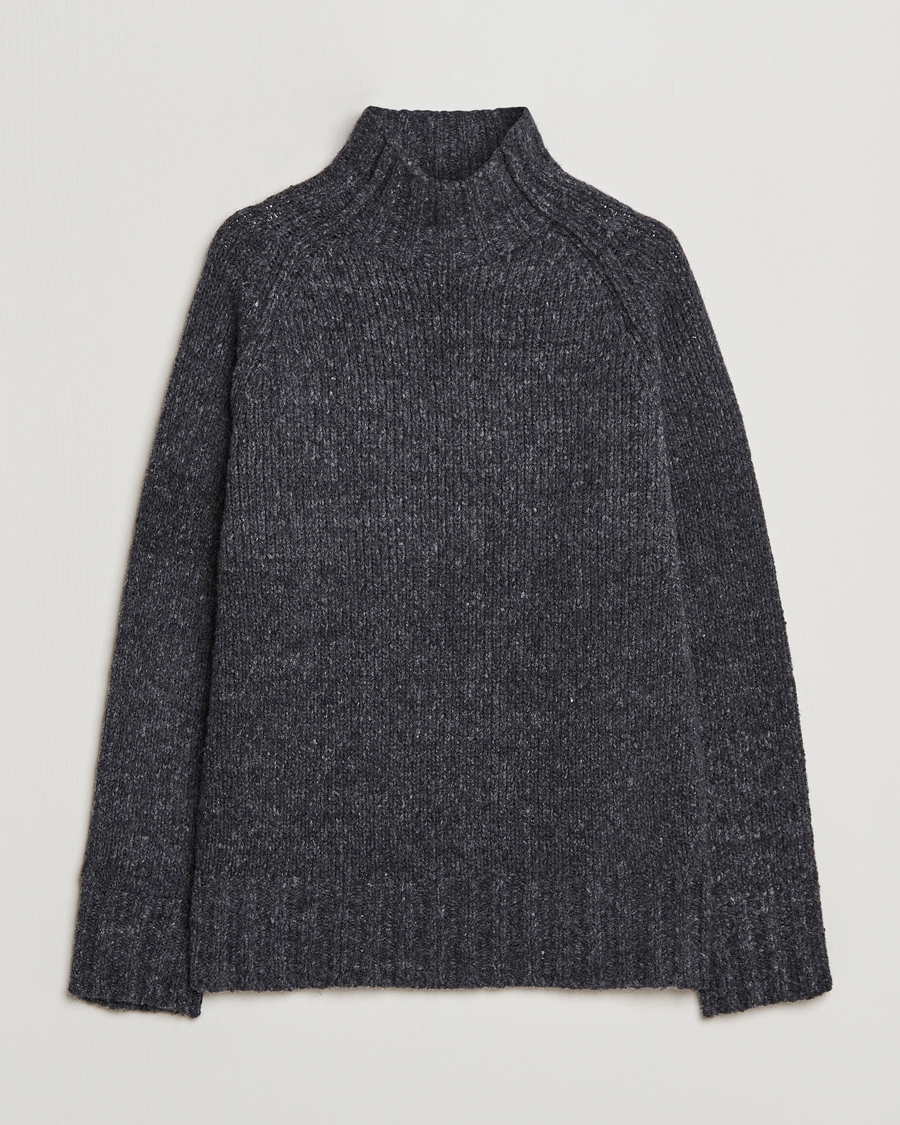 Herren | Pullover | NN07 | William Merino Knitted Polo Concrete