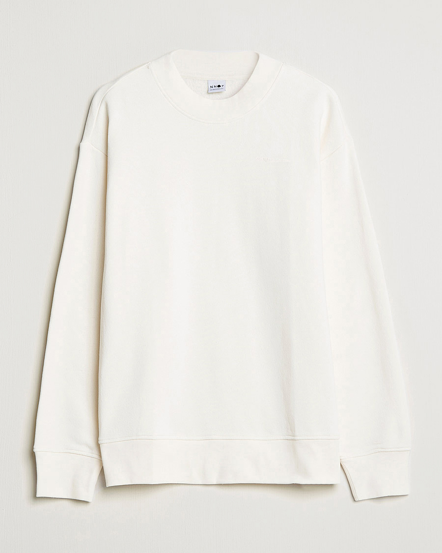 Herren | Pullover | NN07 | Briggs Mock Neck Sweater Ecru