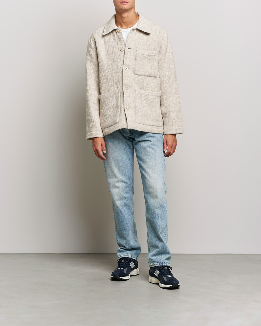 Herren | Hemden | NN07 | Ibrahim Structured Overshirt Off White