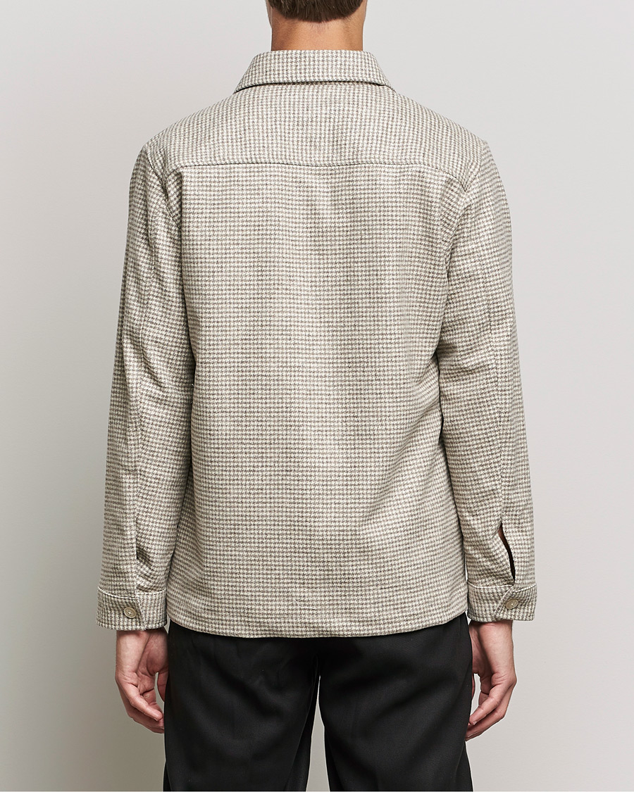 Herren | Hemden | NN07 | Peter Houndstooth Overshirt Grey Check