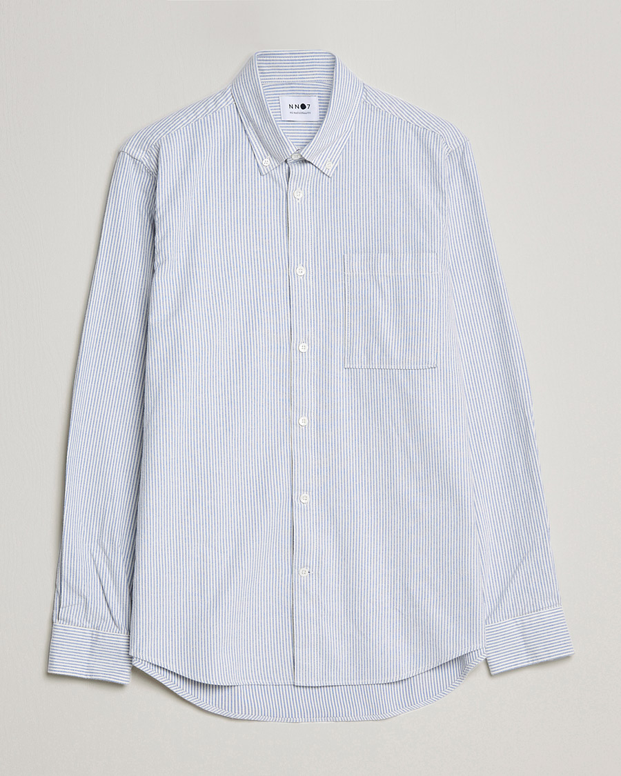 Herren | NN07 | NN07 | Arne Oxford Shirt Blue/White