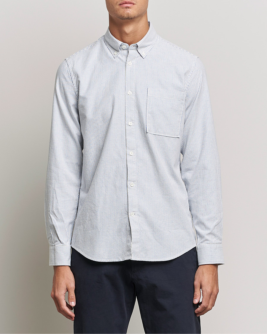 Herren |  | NN07 | Arne Oxford Shirt Blue/White