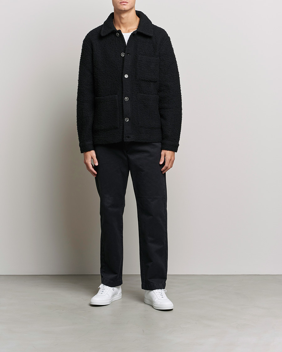 Herren | Pullover | NN07 | Olav Fleece Jacket Black