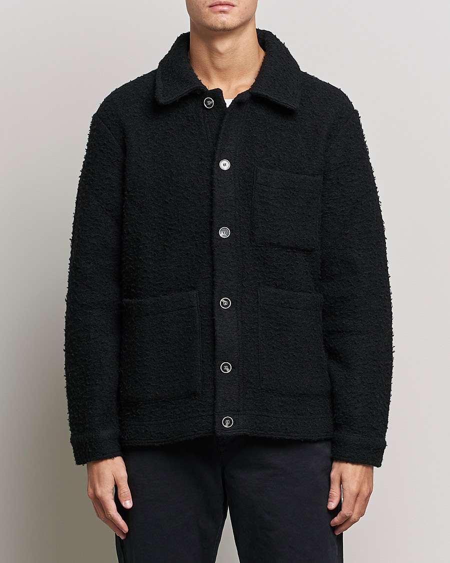 Herren | Pullover | NN07 | Olav Fleece Jacket Black