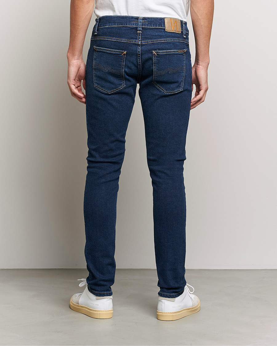 Herren | Jeans | Nudie Jeans | Tight Terry Jeans Dark Steel