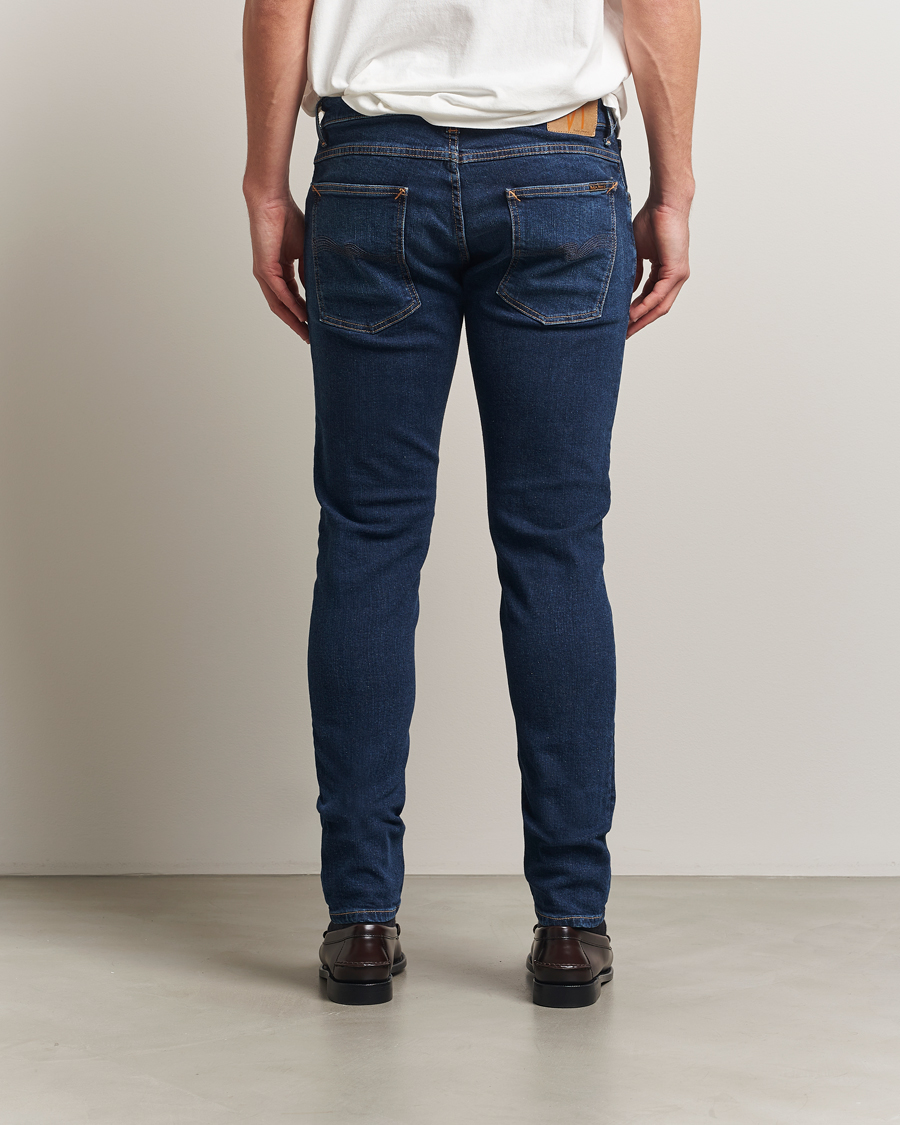 Herren | Jeans | Nudie Jeans | Tight Terry Jeans Dark Steel