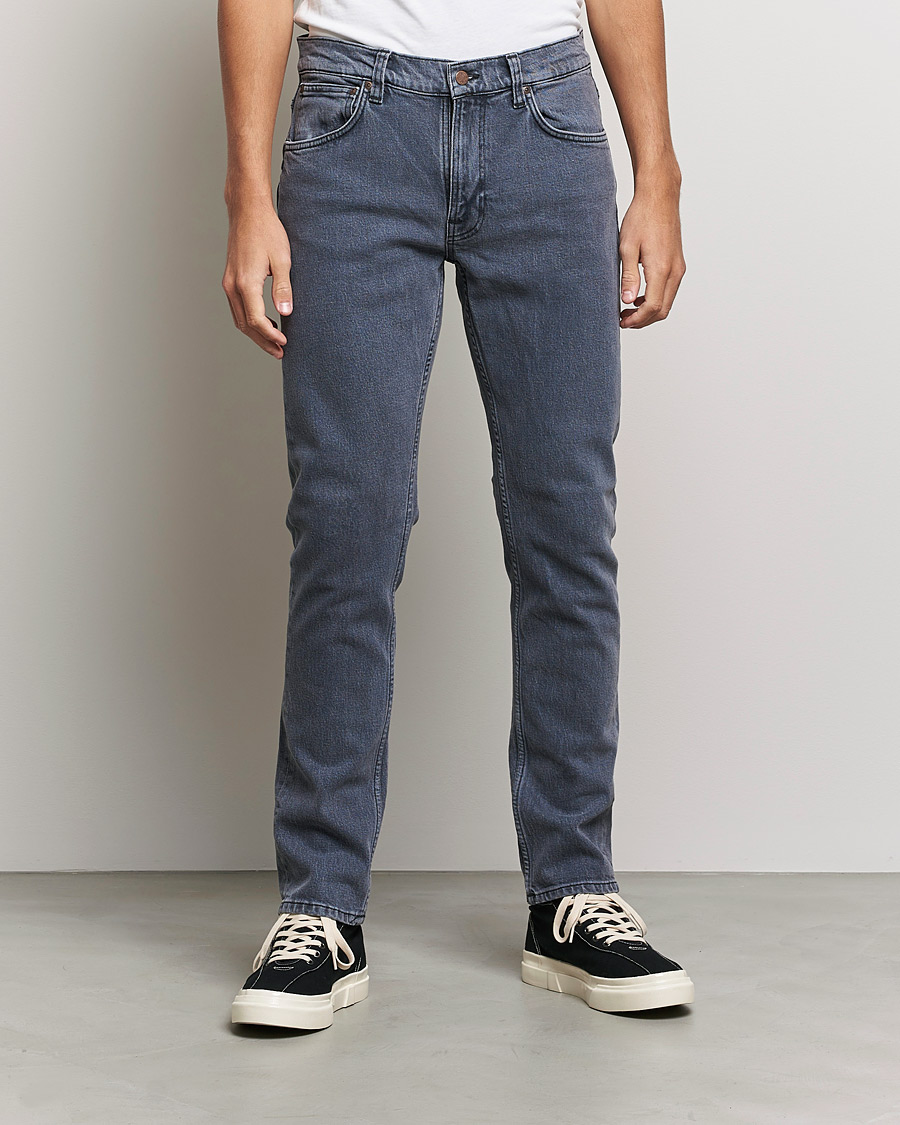 Herren | Jeans | Nudie Jeans | Lean Dean Organic Jeans Grey Ash