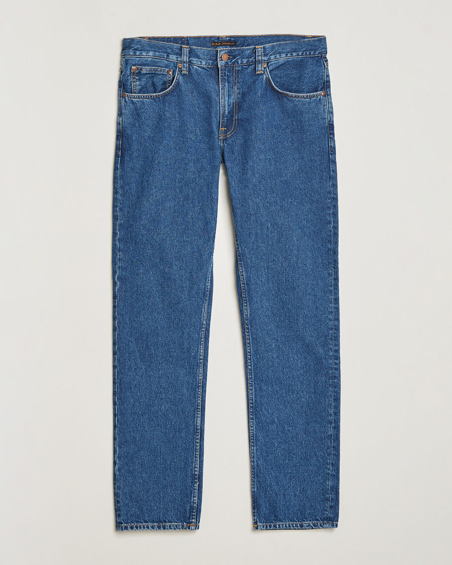 Herren |  | Nudie Jeans | Gritty Jackson Organic Jeans 90's Stone Blue
