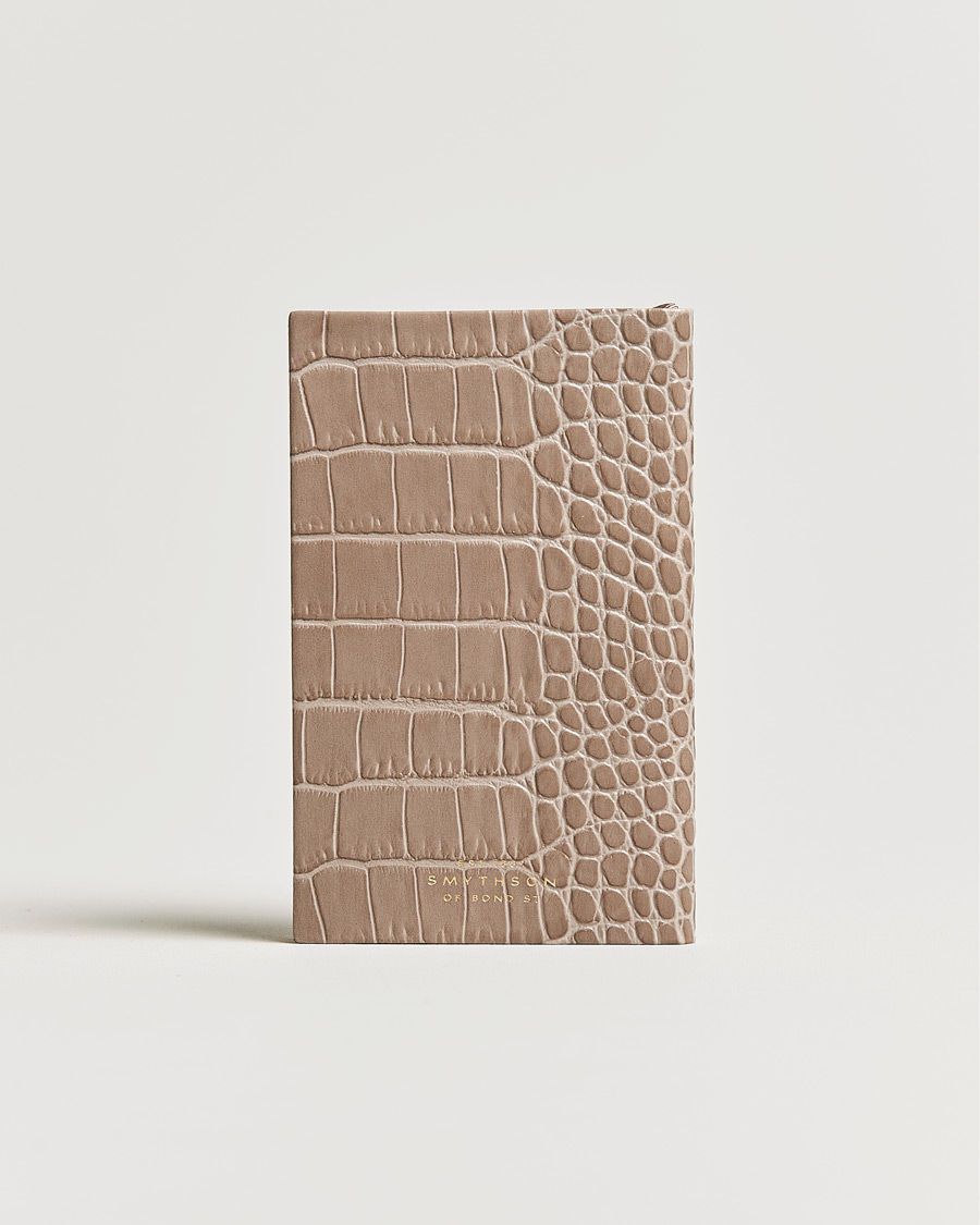 Herren | Smythson Mara Leather Notebook Taupe | Smythson | Mara Leather Notebook Taupe