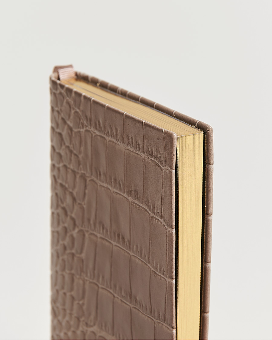 Herren | Smythson Mara Leather Notebook Taupe | Smythson | Mara Leather Notebook Taupe