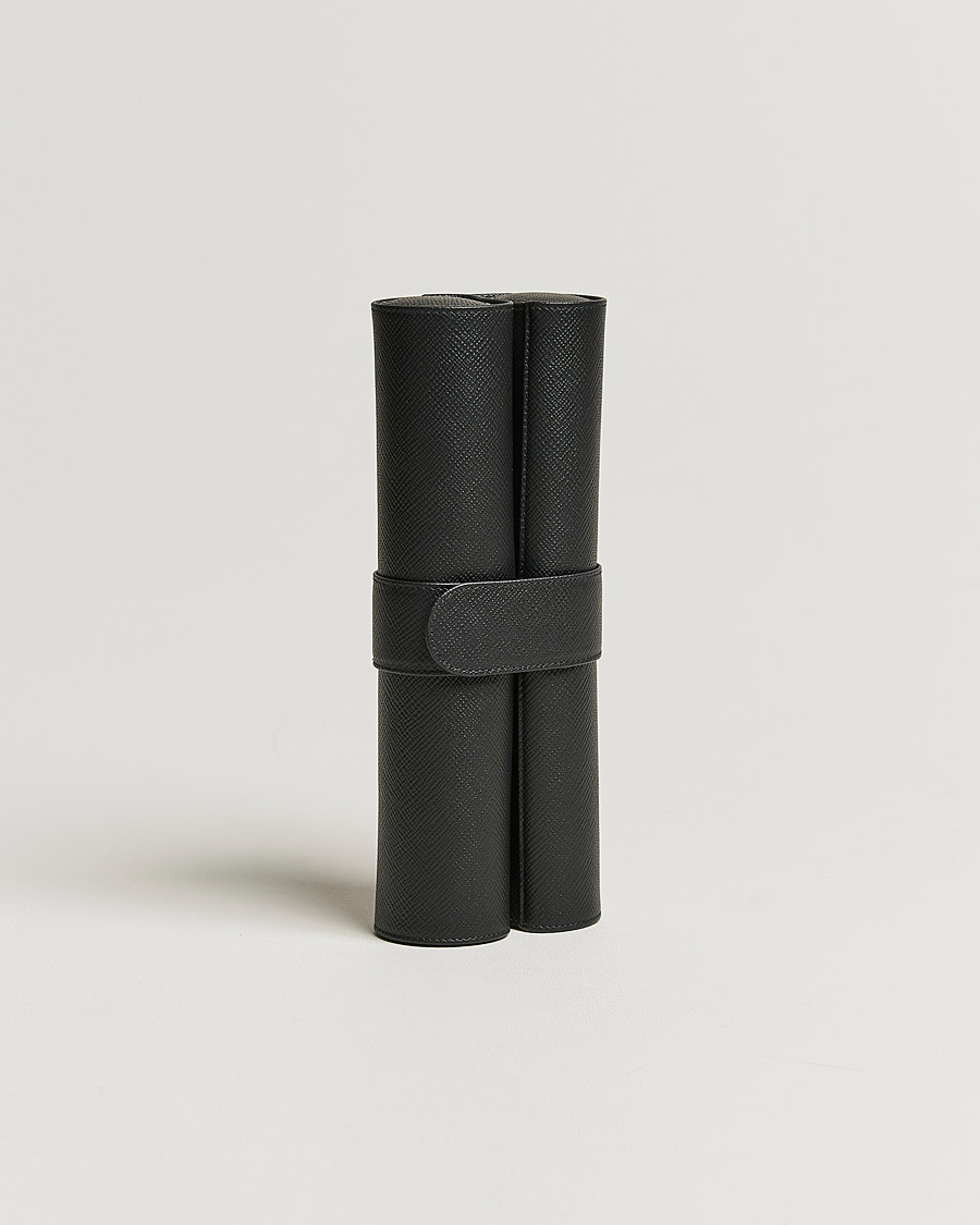 Herren | Smythson Panama Travel Chess Roll Black | Smythson | Panama Travel Chess Roll Black