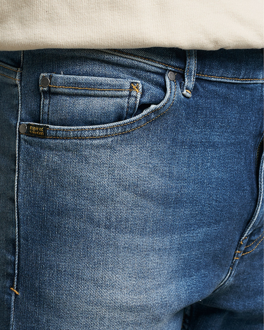 Herren | Jeans | Tiger of Sweden | Evolve Superstretch Jeans Royal Blue