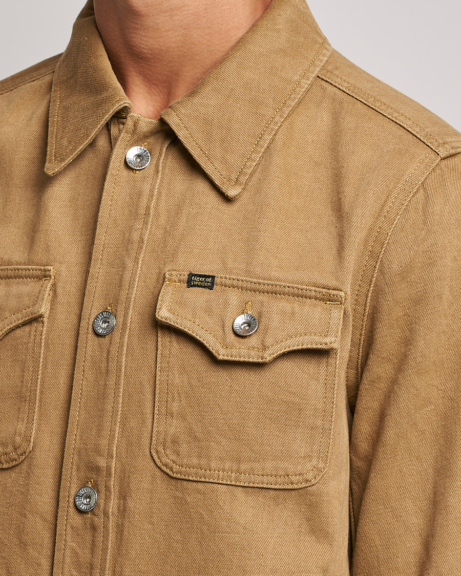 Herren | Jacken | Tiger of Sweden | Get Denim Jacket Light Camel