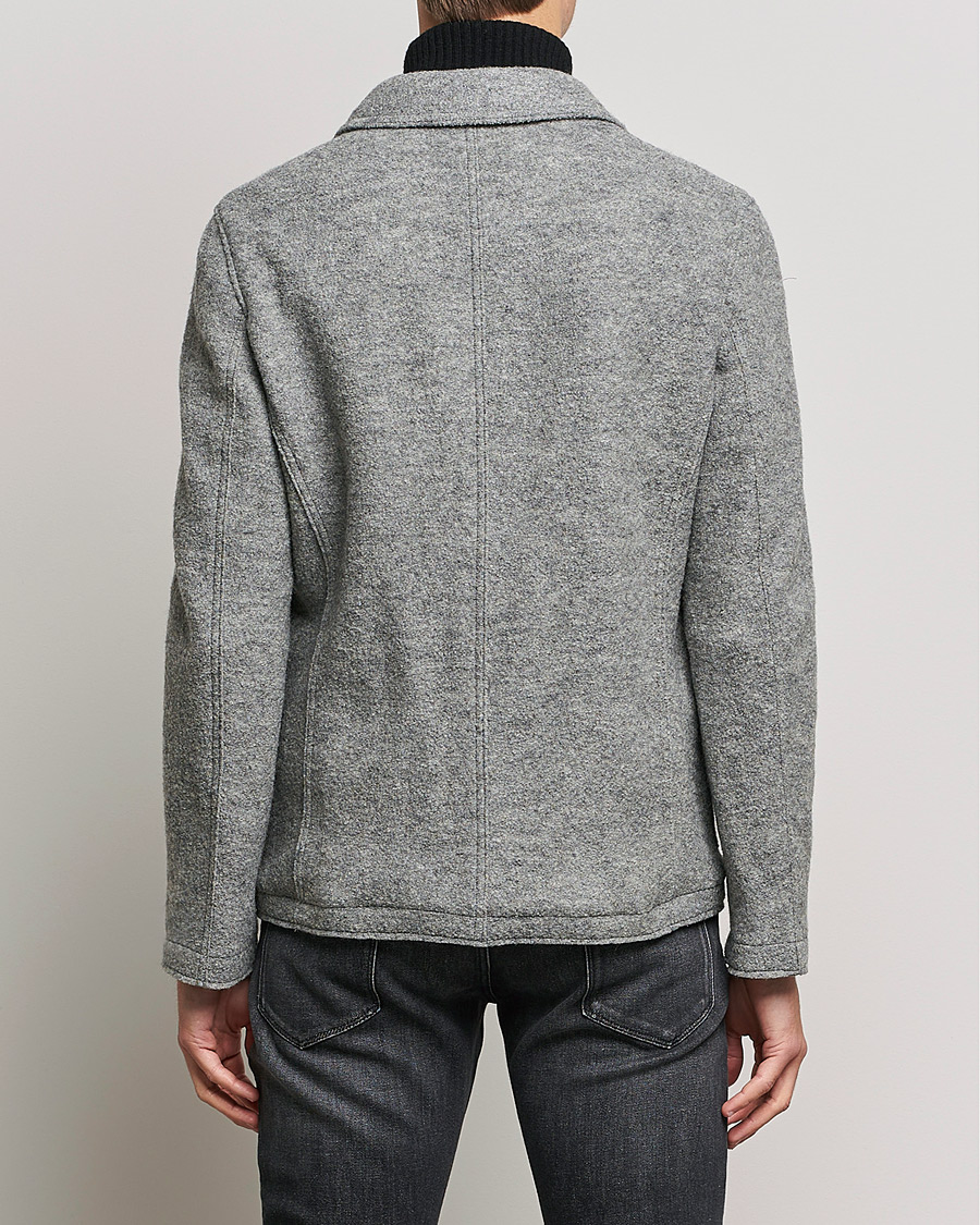 Herren | Sakkos | Tiger of Sweden | Gio Knitted Wool Blazer Light Grey