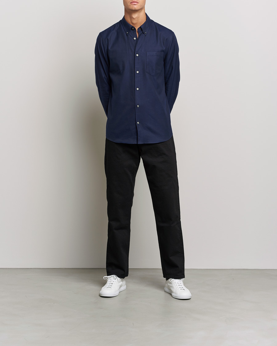 Herren | Hemden | Tiger of Sweden | Sankt Cotton Shirt Light Ink
