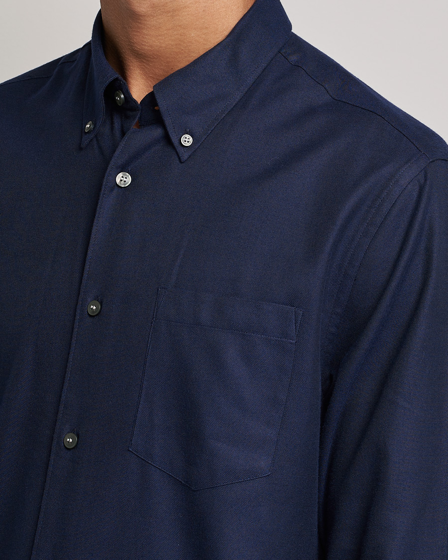 Herren | Hemden | Tiger of Sweden | Sankt Cotton Shirt Light Ink