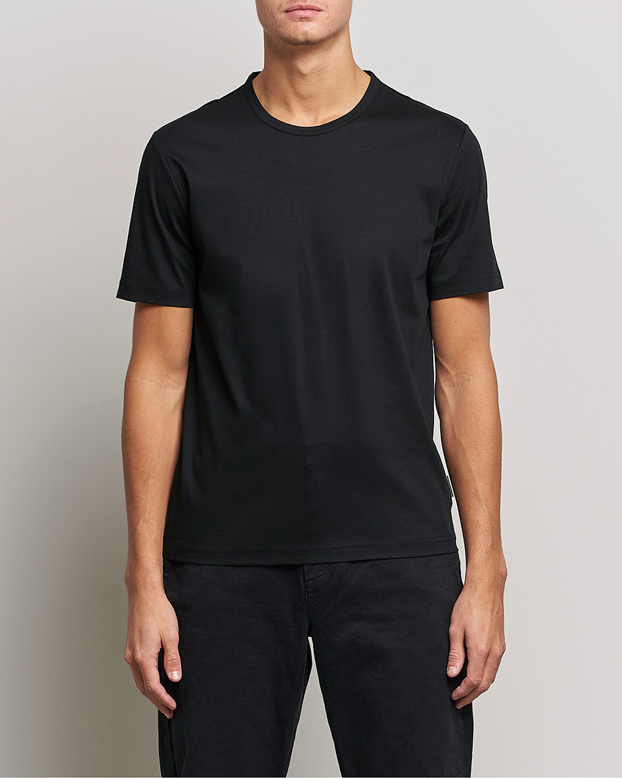 Herren |  | Tiger of Sweden | Olaf Mercerized Cotton Tee Black