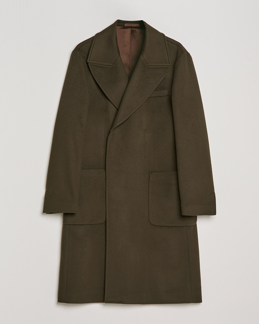 Herren | Jacken | Tiger of Sweden | Jeean Wool Coat Dark Brown