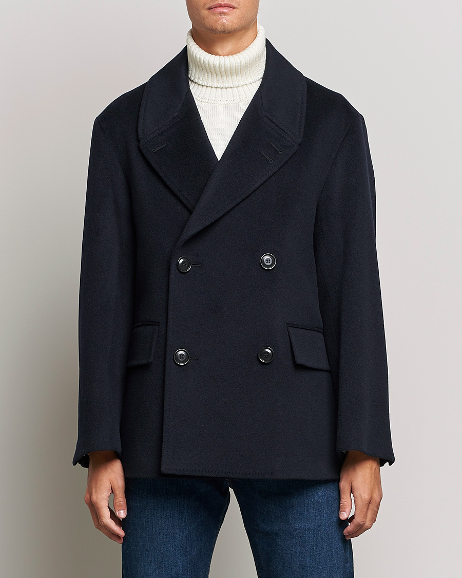 Herren | Jacken | Tiger of Sweden | Eerik Wool Peacoat Light Ink