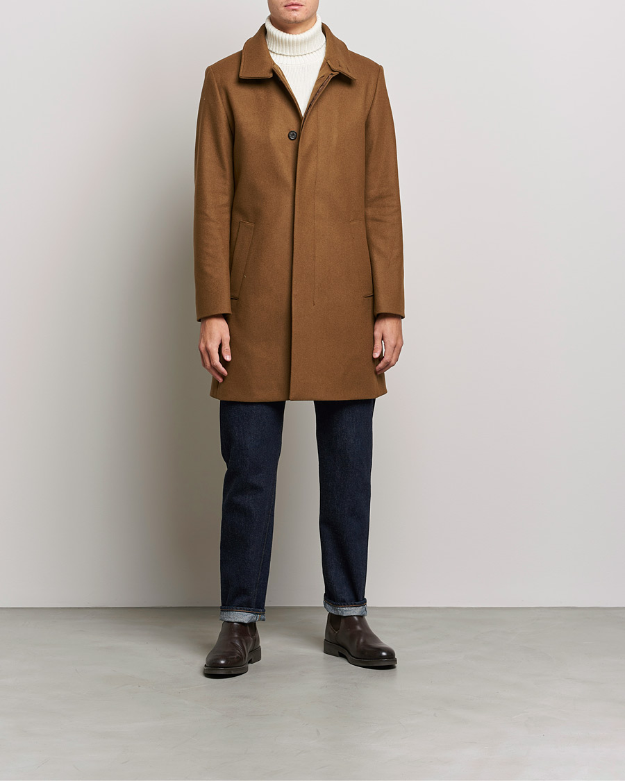 Herren | Jacken | Tiger of Sweden | Aleric Wool Coat Toasted Coconut