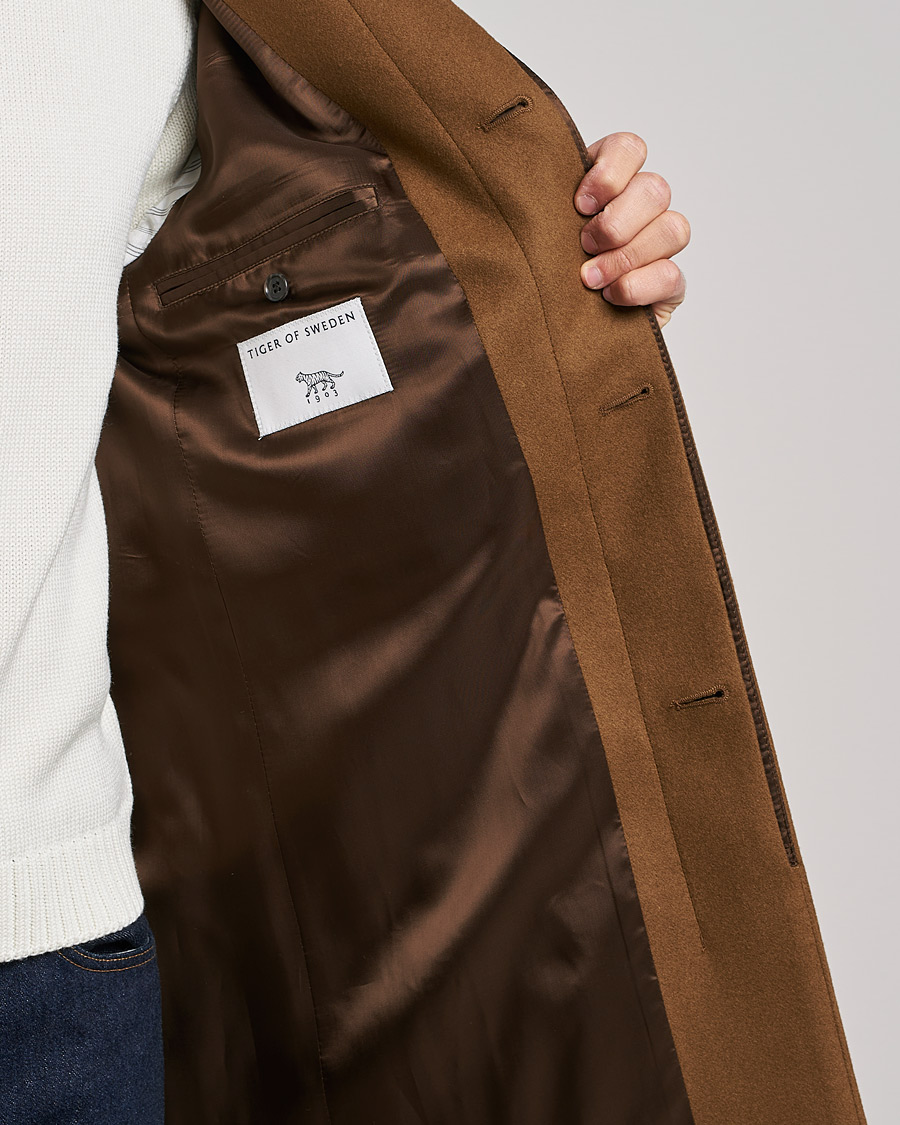 Herren | Jacken | Tiger of Sweden | Aleric Wool Coat Toasted Coconut