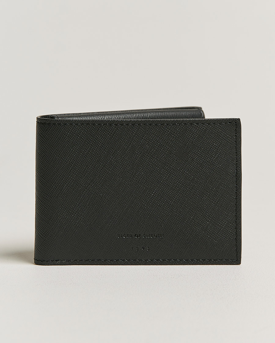 Herren | Tiger of Sweden Wivalius Leather Card Holder Black | Tiger of Sweden | Wivalius Leather Card Holder Black
