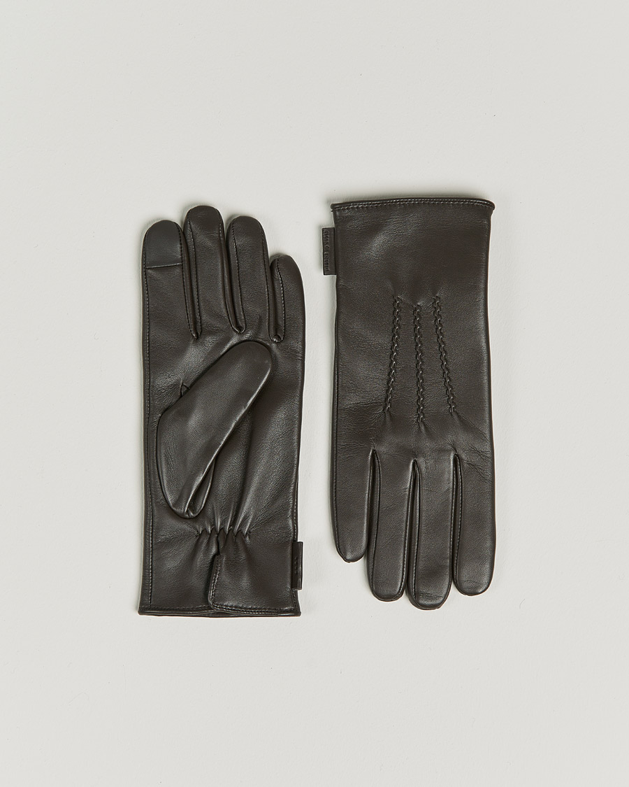 Herren | Handschuhe | Tiger of Sweden | Garvin Leather Gloves Turkish Coffee