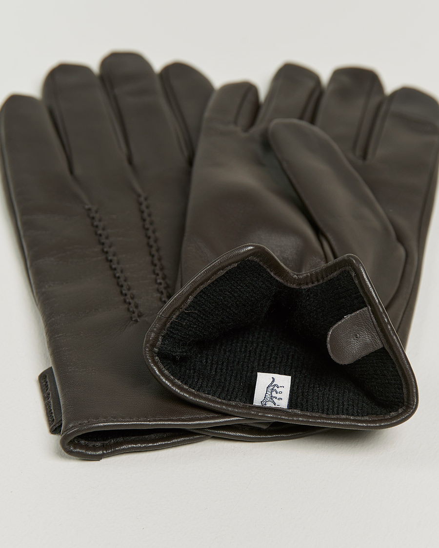 Herren |  | Tiger of Sweden | Garvin Leather Gloves Turkish Coffee