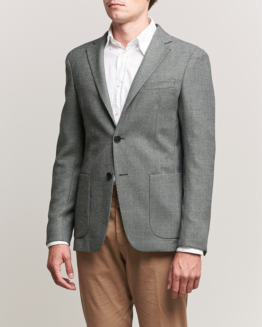 Herren | Sakkos | Zegna | Unconstructed Wool Blazer Light Grey