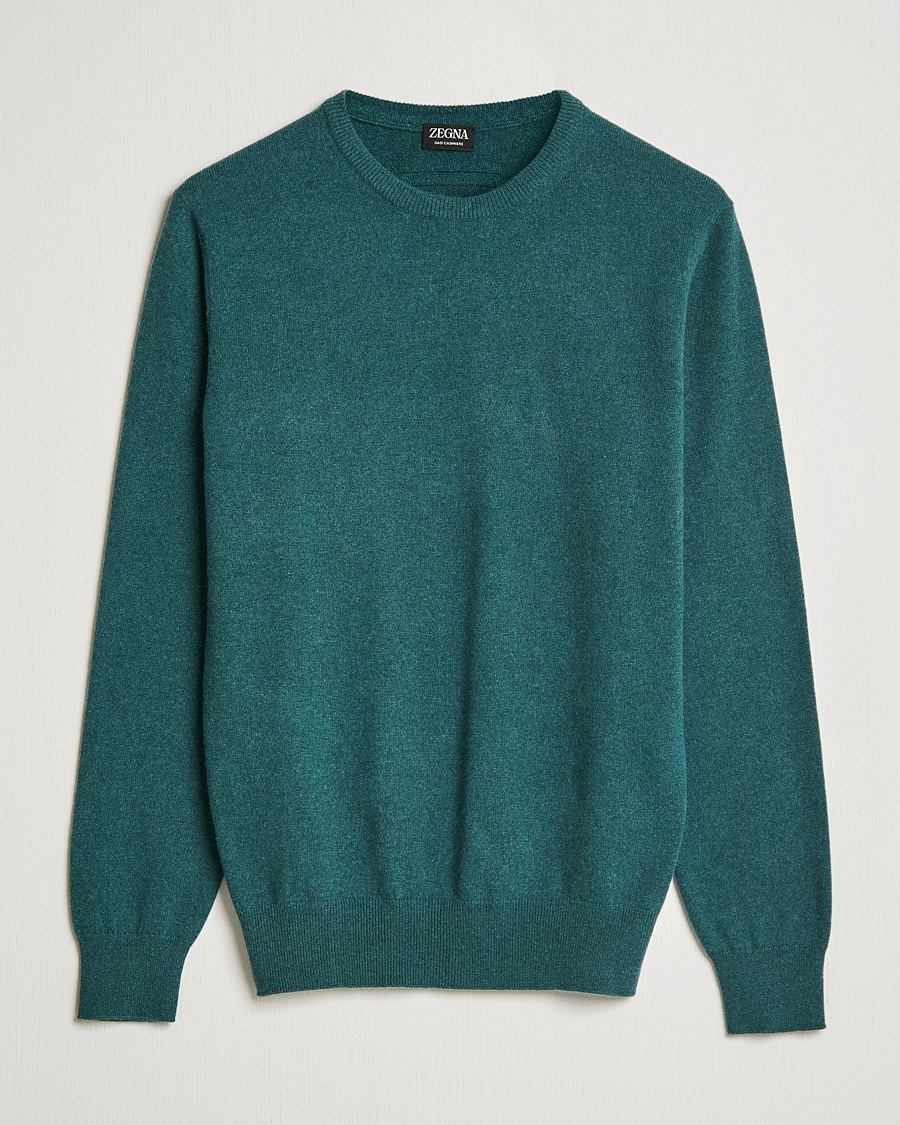Herren | Pullover | Zegna | Oasi Cashmere Crew Neck Teal