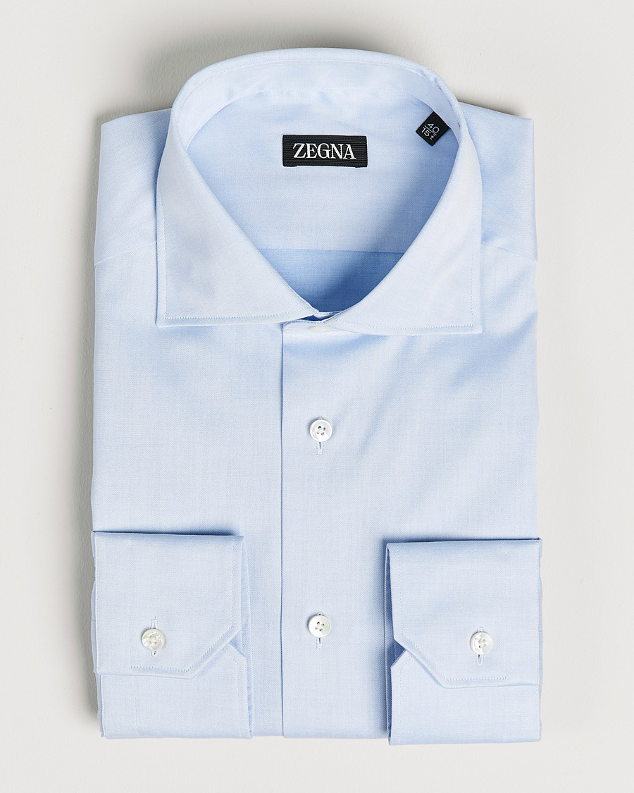Herren | Hemden | Zegna | Slim Fit Dress Shirt Light Blue