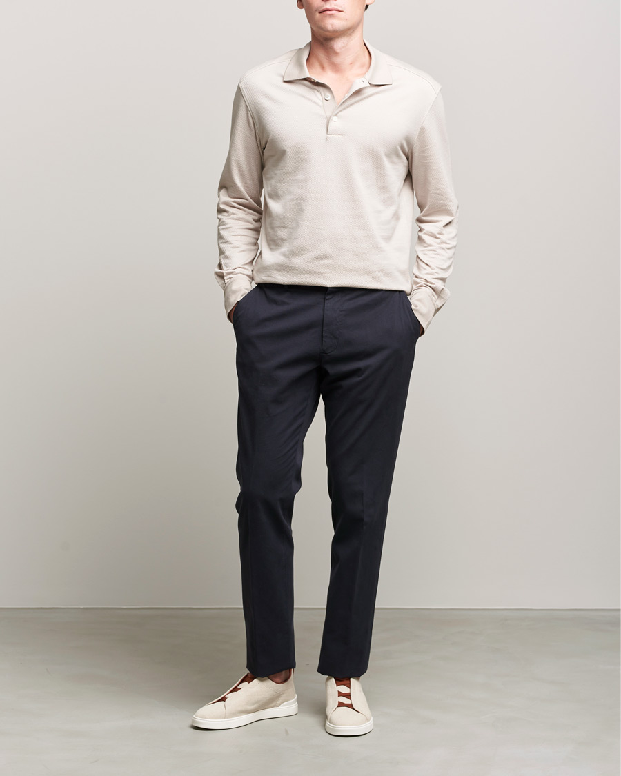 Herren | Hosen | Zegna | Premium Cotton Chinos Navy