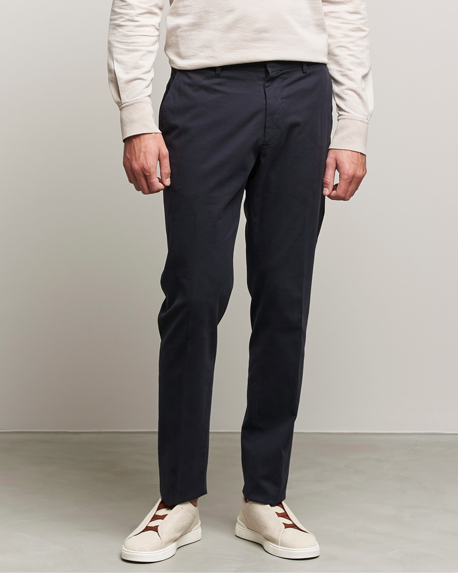 Herren | Hosen | Zegna | Premium Cotton Chinos Navy