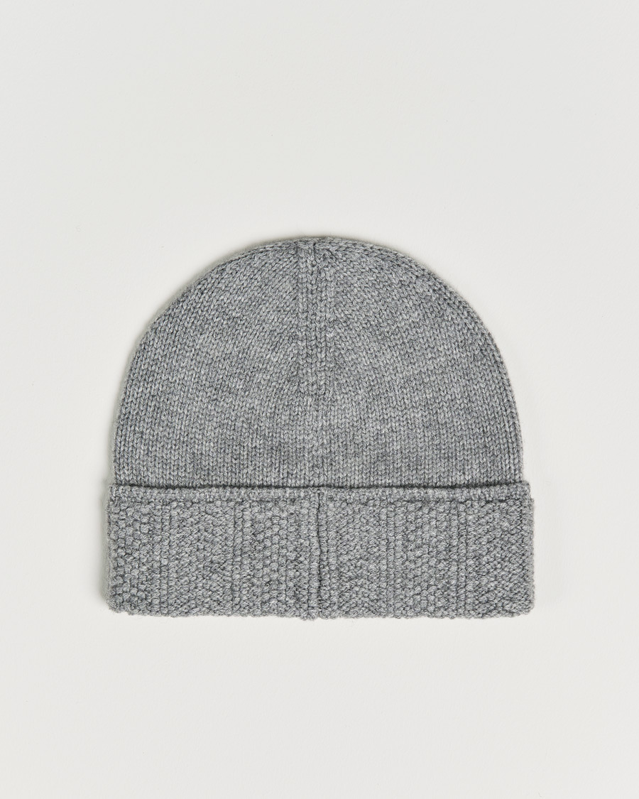 Herren | Zegna Cashmere Beanie Light Grey | Zegna | Cashmere Beanie Light Grey