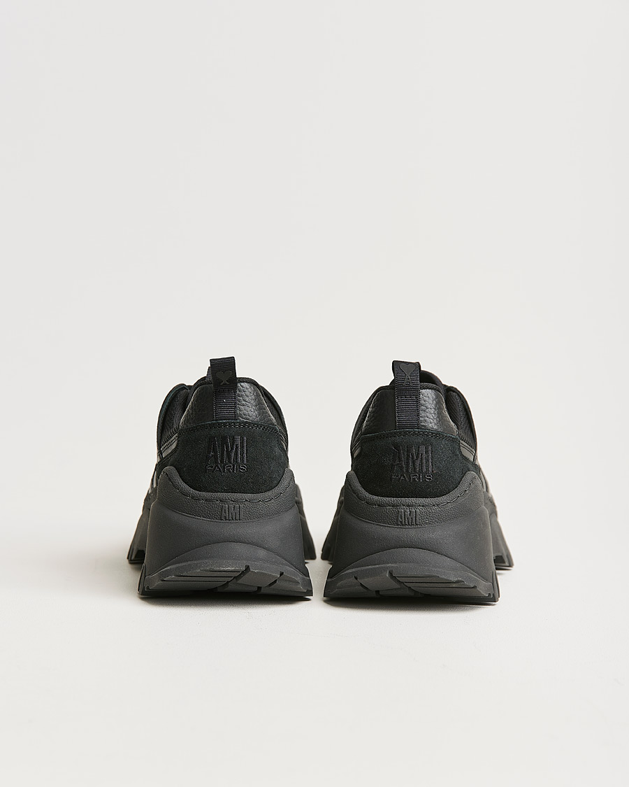 Herren | AMI Lucky 9 Running Sneakers Black | AMI | Lucky 9 Running Sneakers Black