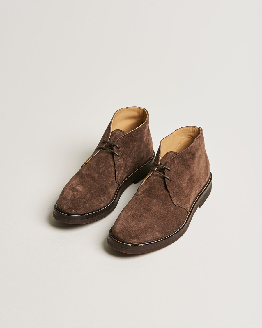 Herren | Chukka-Boots | Brunello Cucinelli | Desert Boot Dark Brown Suede