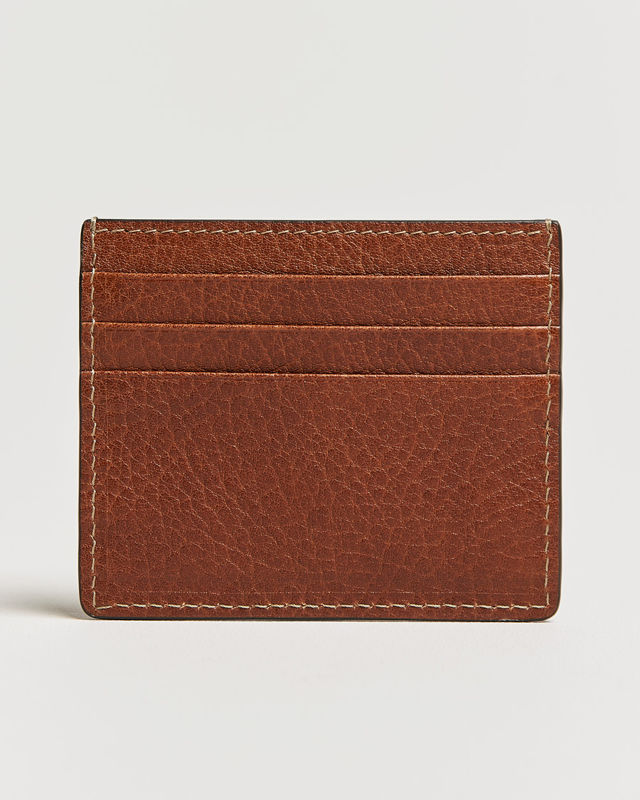 Herren | Geldbörsen | Brunello Cucinelli | Grain Leather Card Holder Cognac