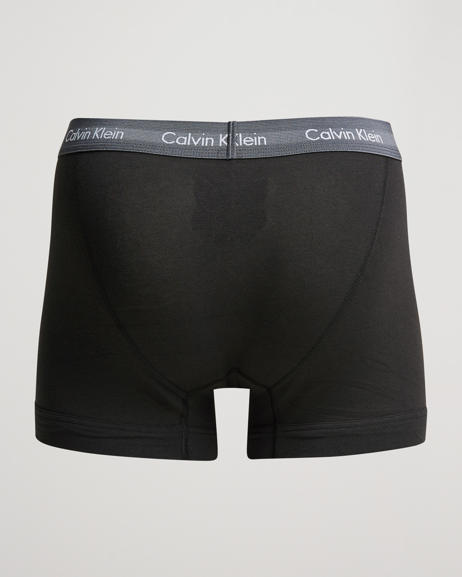 Herren | Unterwäsche | Calvin Klein | Cotton Stretch 3-Pack Trunk Grey/Light Grey/Olive