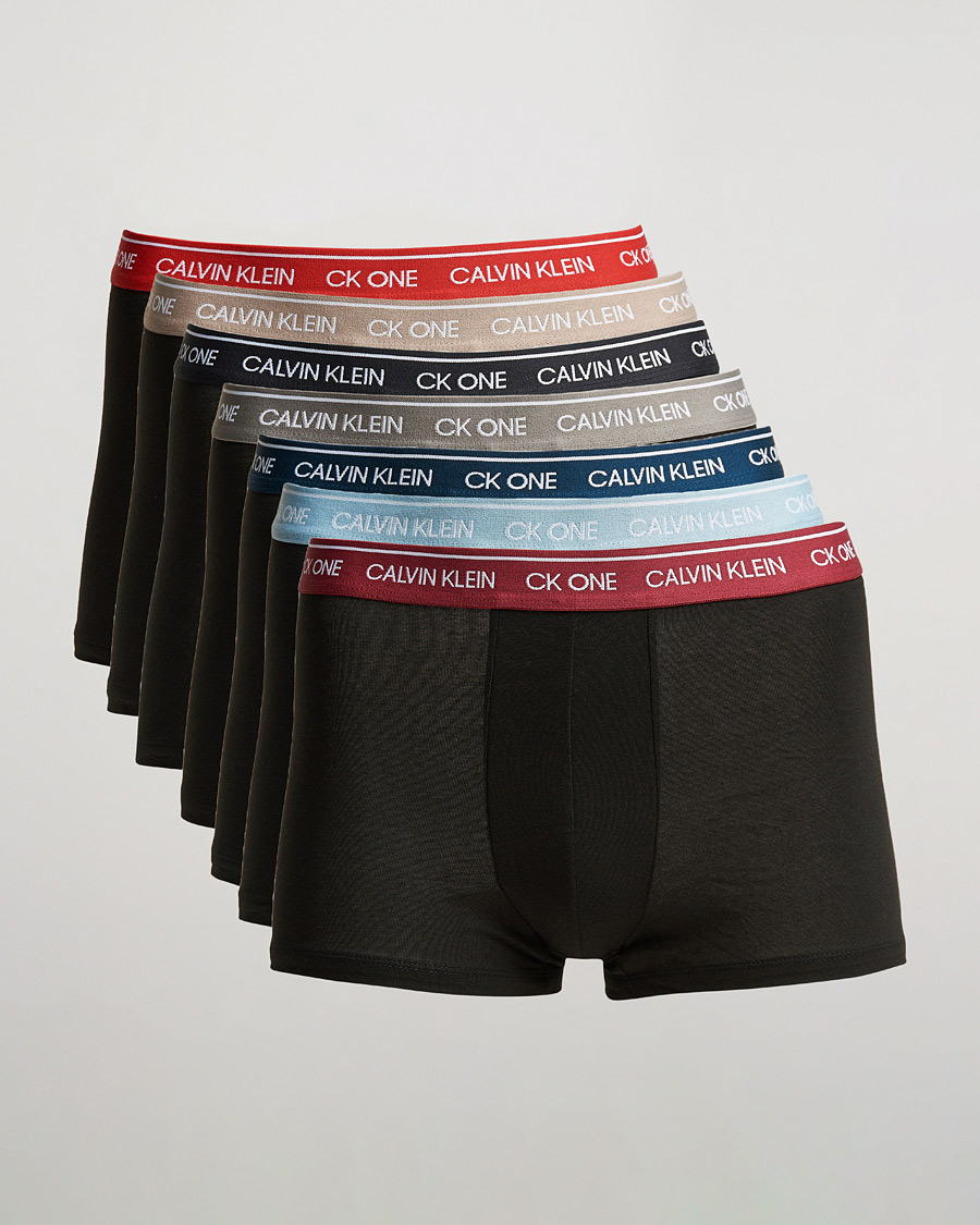 Herren | Unterwäsche | Calvin Klein | Cotton Stretch 7-Pack Trunk Black