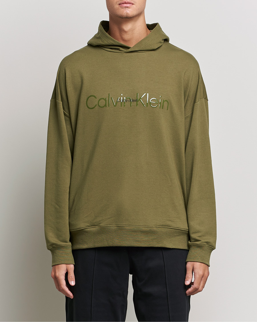 Herren | Pullover | Calvin Klein | Loungewear Logo Hoodie Olive