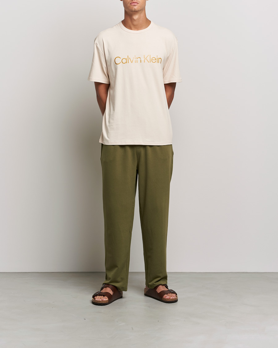 Herren |  | Calvin Klein | Loungewear Crew Neck T-Shirt Tapioca Beige