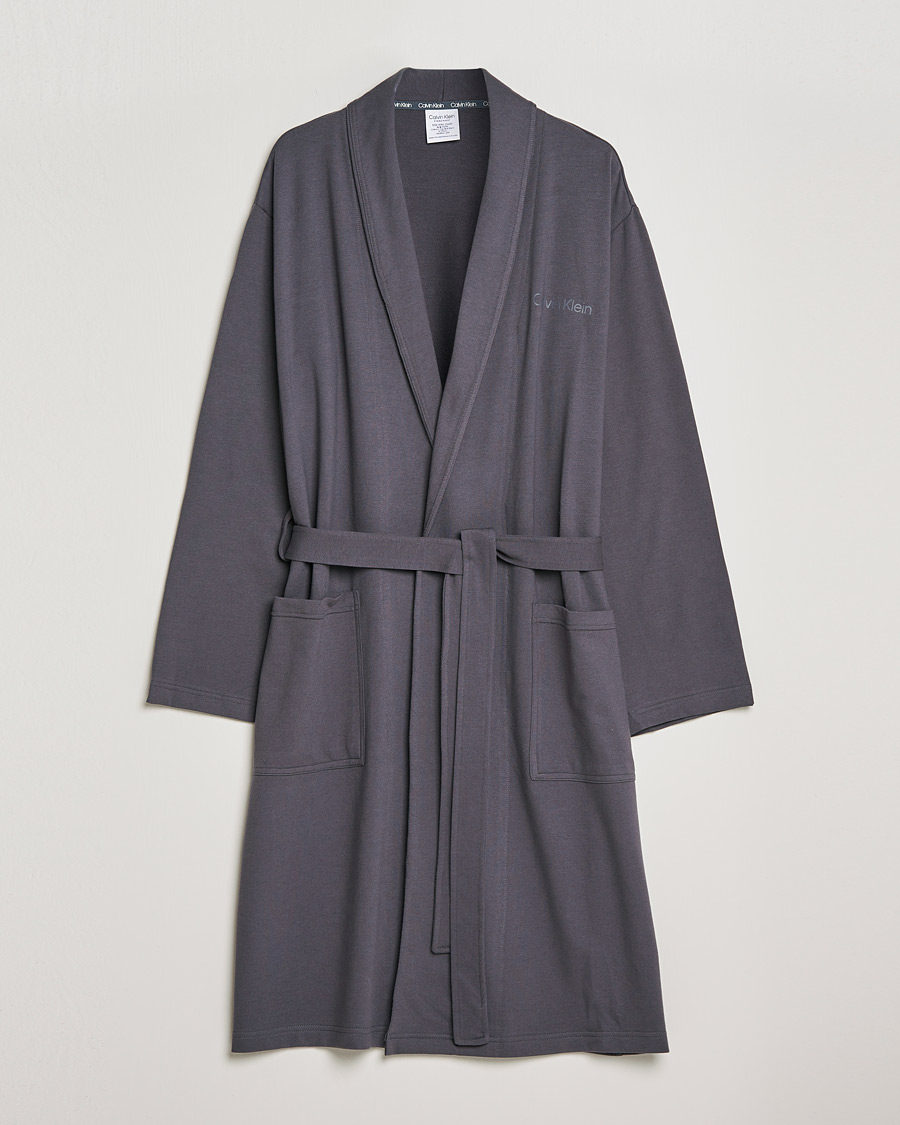 Herren | Schlafanzüge & Bademäntel | Calvin Klein | Terry Robe Sleek Grey