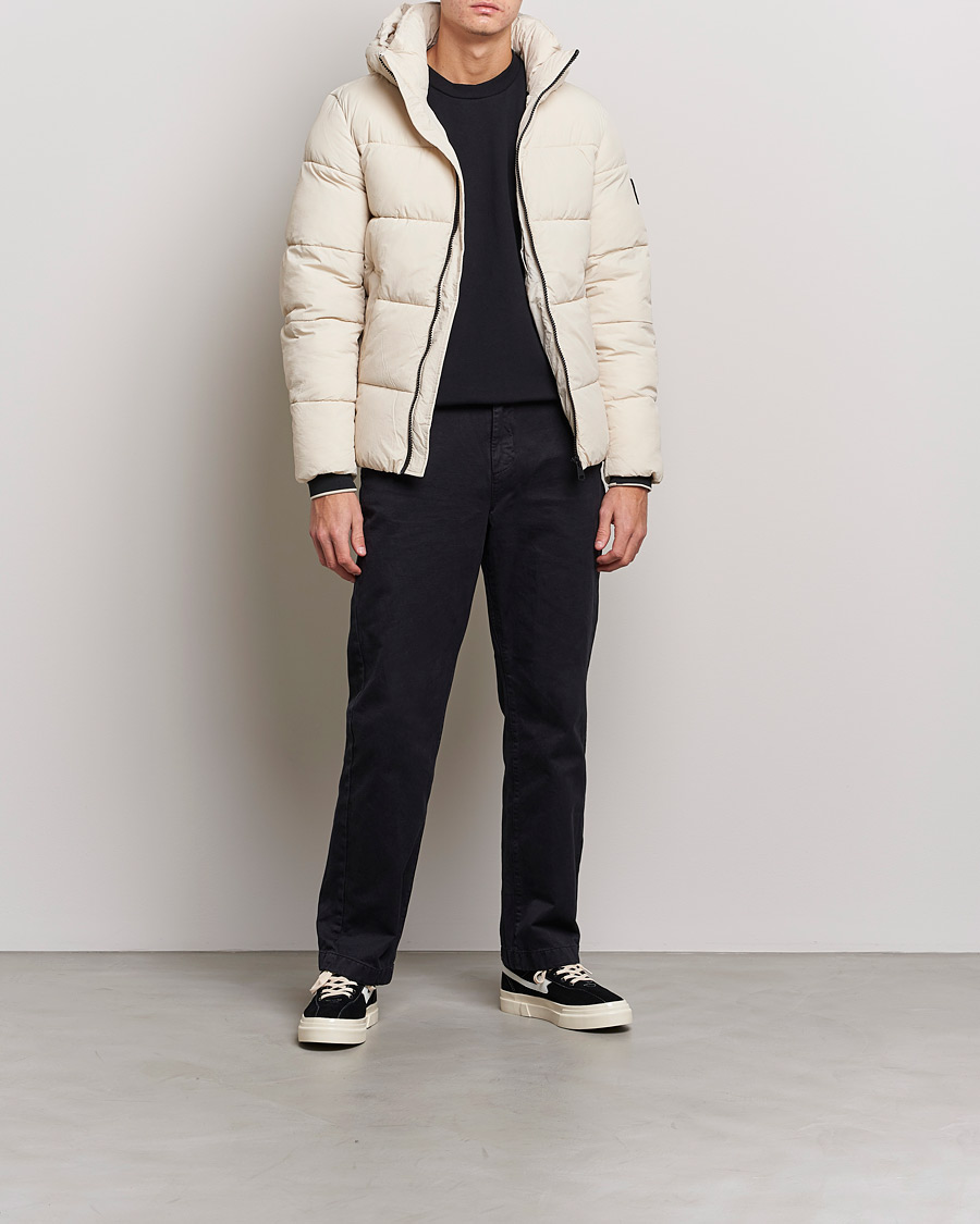 Herren | Daunenjacken | Calvin Klein | Crinkle Nylon Puffer Jacket Stony Beige