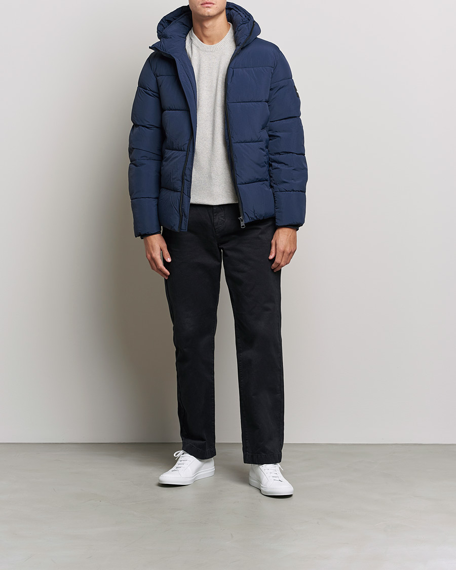 Herren | Daunenjacken | Calvin Klein | Crinkle Nylon Puffer Jacket Navy