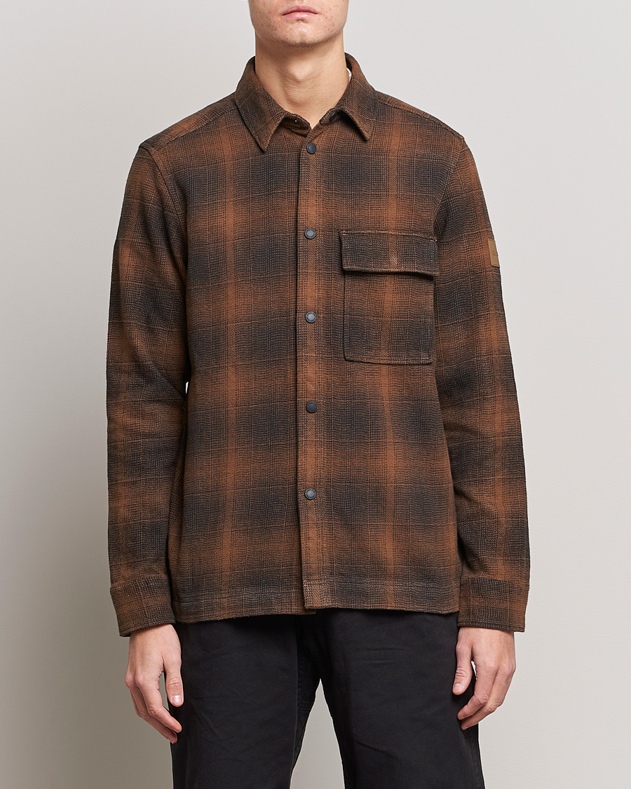 Herren | Hemden | Calvin Klein | Blurred Checked Overshirt Chester Brown