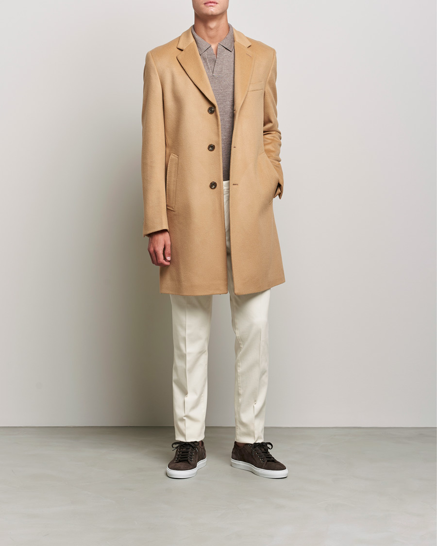 Herren |  | BOSS | Hyde Wool/Cashmere Coat Medium Beige