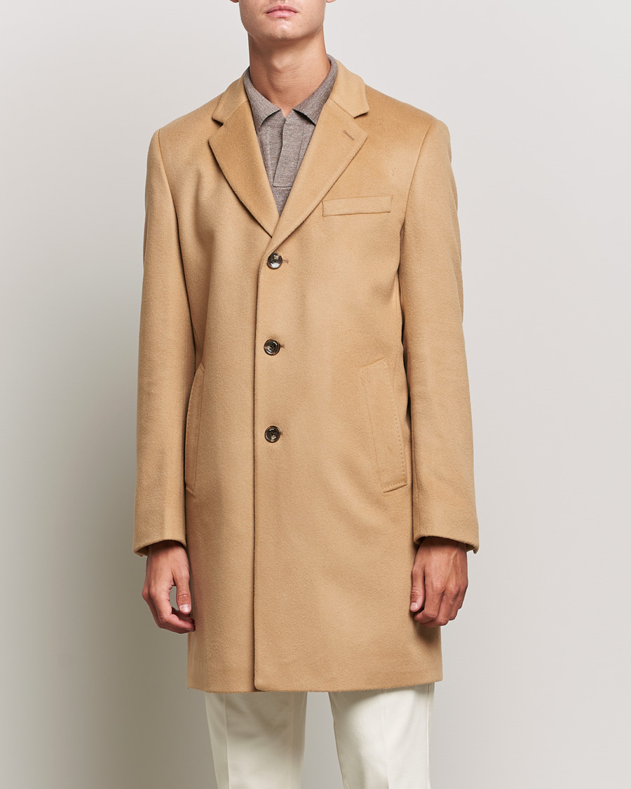 Herren | Mäntel | BOSS | Hyde Wool/Cashmere Coat Medium Beige